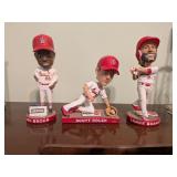 3 St. Louis Cardinals Bobbleheads