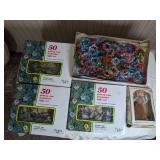 Vintage Christmas Lights, Tinsel & Tree Topper