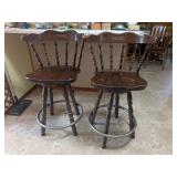 2 Counter Height Bar Stools