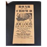 Vintage Joe Louis Boxing Print