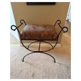 Metal Tapestry Bench
