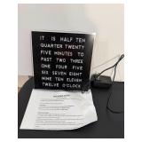 LED Word Clock - Unique!