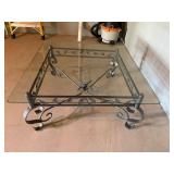 Glass & Metal Coffee Table