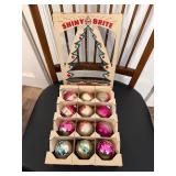 Shiny Brite Vintage Glass Christmas Ornaments