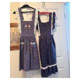 Pair Full Grandma Aprons - Ducks!