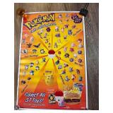 5pc Burger King POKEMON Collect 'Em All Posters