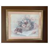 Large Framed Country Decor Picture