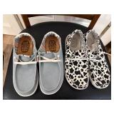 2 Pair HEY DUDES Women's Sneakers - 7