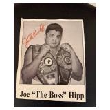 Joe 'The Boss' Hipp Autographed Picture
