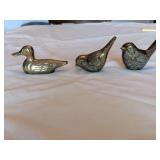 3 Brass Birds
