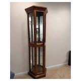 Small Octagon Curio Cabinet
