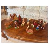 Handmade Ceramic Vintage Nativity Set