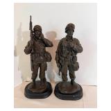 WWII Resin Soldier Statues