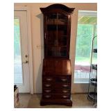 Traditional Secretary Desk Library Cabinet