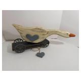 Folk Art Duck Pull Toy