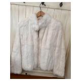 White Rabbit Fur Coat 80
