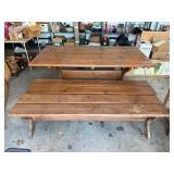 Custom Picnic Table & 2 Benches