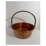 Large Vintage Copper & Brass Bucket