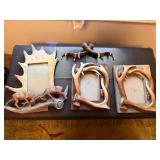 3 Faux Horn Frames