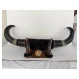 #2 Black Steer or Bull w/ Hooves Mount 32'