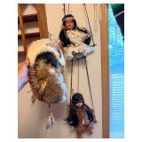 Native American Porcelain Dolls