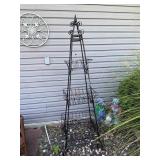 Black Wire 4-Tier Garden Plant Stand