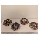 4 Decorative American Indian Plates