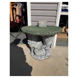 Cement Nautical Outdoor Table
