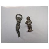 Vintage Pin Up Risque Bottle Opener & Corkscrew