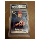 Yadier Molina 2001 Appalacian League SIGNED PSA