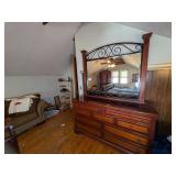 Traditional Dresser with Mirror