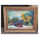 Fruit Still Life Painting on Canvas
