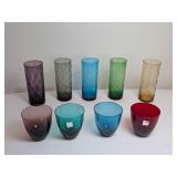 Kagami Crystal Colored Bar Glasses