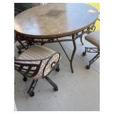 Tile Top Patio Set