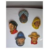 Vintage Cash Plaster Head Molds