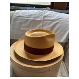 Vintage Panapore Panama Straw Hat w/ Box