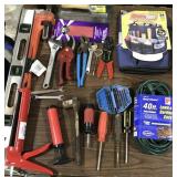 LOT OF ASSORTED HAND TOOLS SOME NEW MOST NOT NEW