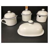 DANSK BISTRO CHRISTIANSHAVN SUGAR CREAMER BUTTER +