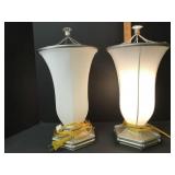PAIR OF SMALL LAMPS