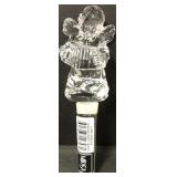 MIKASA  AUSTRIA CRYSTAL CHERUB SONG BOTTLE STOPPER