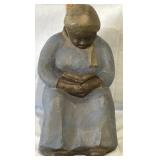 SEATED SLEEPING LADY FIGURE 11 ins
