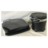 GEOGE FORMAN GRILL & PRESTO FRY DADDY - USED