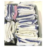 BUS TUB FULL OF KITCHEN / SHOP TOWELS 50+/-