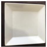 LOT OF 10 YANCO SQUARE CHINA PLATES, 8'X8'