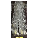 LOT OF 17 IRISH COFFEE GLASSES WITH HANDLE