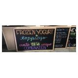 3 CHALKBOARDS + 1 BULLETIN BOARD SIZE 35' X 23'