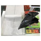 LOT OF TRASH BAGS