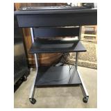 ROLLING SMALL COMPUTER DESK