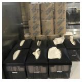 LOT OF 7 TABLE NAPKIN DISPENSERS & REFILLS