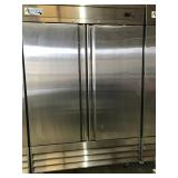 AVANTCO  DOUBLE  DOOR STAINLESS REFRIGERATOR 40.1ï¿½